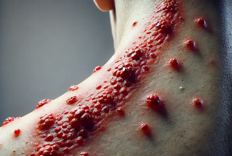 What Does a Shingles Rash Look Like? photo of shingles