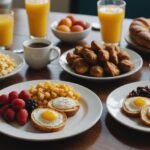 Assorted cheap breakfast options for busy mornings on a budget.