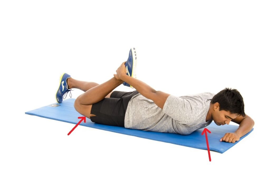 Lying Quad Stretch