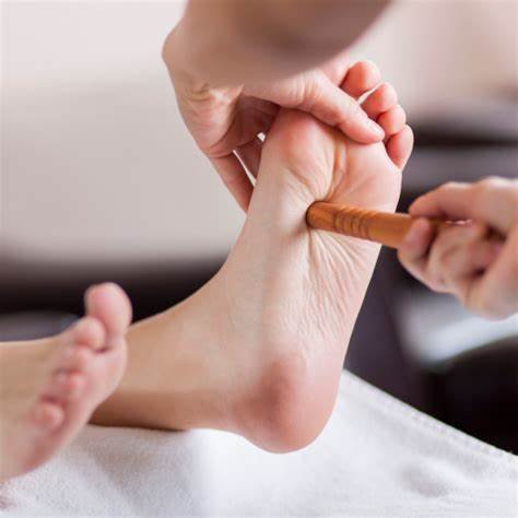 Applying the Right Amount of Pressure When practicing foot reflexology