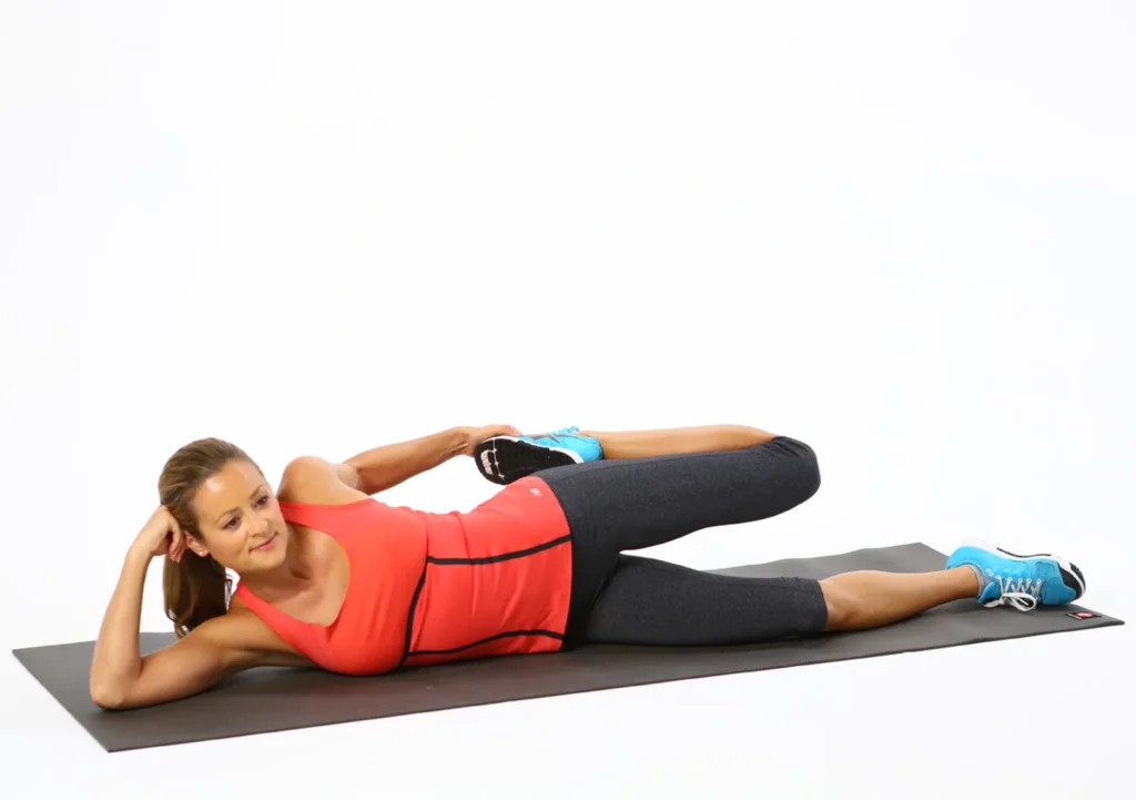 Lying Side Quad Stretch